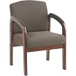 Cherry/Taupe Finish Visitors Chair By Office Star