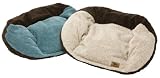 Tuckered Out Dog Bed - Beach Glass/Chocolate (Large)