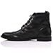 Kobbler Unze Mens Leather 'Taylor' Lace up Brogue Ankle Boots - IMP-M1