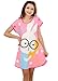 Icibgoods Womens Skirt Summer Glasses Rabbit Print Dress Pink