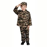 Deluxe Army Soldier Costume Set - Small 4-6