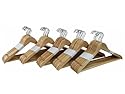 Kleiderbügel 40 Stück Holz mit drehbarem Haken NEU OVP