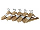Produkt-Bild: Kleiderb&uuml;gel 40 St&uuml;ck Holz mit drehbarem Haken NEU OVP