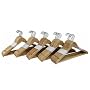 Kleiderb�gel 40 St�ck Holz mit drehbarem Haken NEU&hellip 