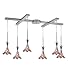 ELK Lighting - 10100/6FDW - Balini 1 Light Fudge Swirl Chandelier In Antique Silver