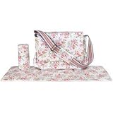 (キャスキッドソン) Cath Kidston NappyBagナッピーバック　12春夏追加 Chelsea Roses White【並行輸入品】