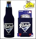 SET OF 2 SAN DIEGO PADRES CAN & BOTTLE KOOZIE COOLER SET OF 2 SAN DIEGO PADRES CAN & BOTTLE KOOZIE COOLER