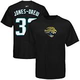 Reebok Jacksonville Jaguars #32 Maurice Jones-Drew Black Player T-shirt (Large )