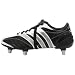 adidas Men's Nine 15 III Sg Rugby Cleat,Black/Metsil/Runwht,7.5 M