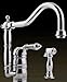 Graff G-4855-LM7-SN - Canterbury Kitchen Faucet w/ Side Spray - Steelnox (Satin Nickel) Finish