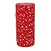 FENICAL Sequin Roll Spool Tulle Roll Gift Wrap for Wedding Christmas Party Decoration 6 Inch 25 Yard (Red)