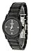 Oniss Women's Palev Faceted Crystal Black Ceramic Watch #ON606-LGM1