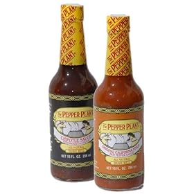 The Pepper Plant Original California Hot Sauce and Chipotle Sauce 2 Bottle Combo Pack