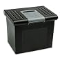 Jumbo ProFile Portable File Box, Ltr/Lgl, 14-3/8 x 11-7/8 x 12-1/8, BLK/Graphite