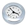 Mini Analog Clock w/ Alarm - 2-1/4" Face - Great in Car, Desk, Kitchen