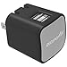 DIGIPOWER IS-AC2D InstaSense 2.4-Amp Dual USB Wall Charger (No Cables)