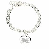 NCAA Michigan Wolverines Heart-Charm Bracelet