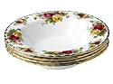 Royal Doulton-Royal Albert Old Country Roses Rim Soups, Set of 4