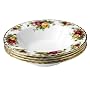 Royal Doulton-Royal Albert Old Country Roses Rim Soups, Set of 4