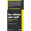 Les chiens ont soif