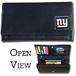 New York Giants Genuine Leather Womens Female Clutch Pocketbook - NFL Football Fan Shop Sports Team Merchandise