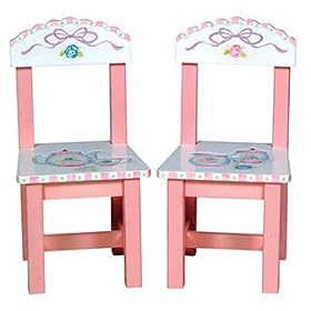 Set of 2 Kids / Children's Tea Party Chairs Set