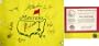 Masters Multi-Signed Flag w/11 Signatures Of PGA Golfers