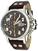 Adee Kaye Stainless Steel Mens Graham Style Automatic Military Watch With Brown Dial