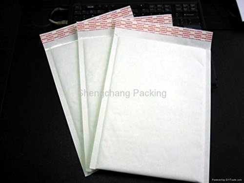 100 #000 4X6 Self-Seal White Bubble Mailers Mini Packing Envelope