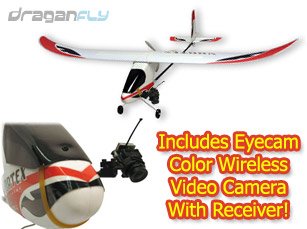 41prPJ9UD0L Vortex Extreme 3 Channel RC Airplane With Eyecam Video Camera Bundle   Easy To Fly