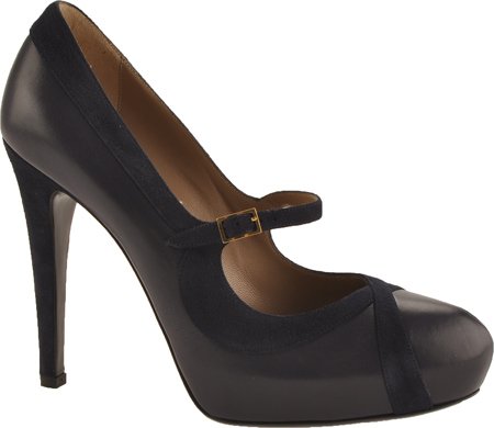 Bruno Magli Women's Ofelia Dress Shoes,Ink Kidskin/Suede,36 M EU