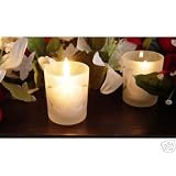 Double Heart Wedding Candle Holder with 4 Hour Candle (Set of 96)