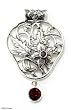 Garnet pendant, 'Joy of the Earth' Garnet pendant, 'Joy of the Earth'