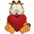 TY Garfield With Heart Valentine Beanie Baby