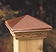 4x4 Victoria Copper High Point Post Cap [CAPITOL CITY LUMBER]