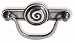96mm CTC Antique Silver Ian Smith Bail Pull