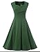 Vianla Women Capshoulder Retro 1950s Vintage Party Swing Dresses