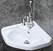World Imports Elizabethan Classics ETCBWH English Turn Corner Basin, White