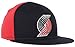 NBA Portland Trailblazers Flat Brim Flex Fit Wool Hat, Large/X-Large