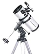 White TwinStar 6" Short Tube Reflector Telescope EQ Mount