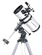 White TwinStar 6" Short Tube Reflector Telescope EQ Mount