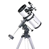 White TwinStar 6 Short Tube Reflector Telescope EQ Mount by TwinStar