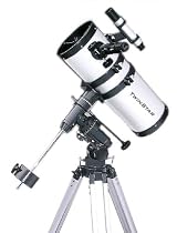 White TwinStar 6" Short Tube Reflector Telescope EQ Mount