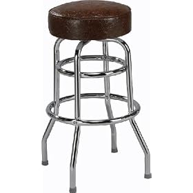 Click here to buy Double Ring Heavy Duty Backless Bar Stool by Furniture.