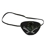 Thumbnail image for See Through Skull Pirate Eye Patch ~ Halloween Pirate Costume Accessory (STC12028)