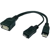 Micro USB Host OTG Cable with Micro USB Power for Nexus 10 9 7 6 5 4 Player Nexus & Samsung Galaxy 6 Edge 5 V 4 IV 3 III