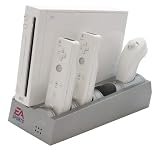 Nintendo Wii - Docking Station [silver] incl. 2 Battery Packs [white] (EA Sports Edition)