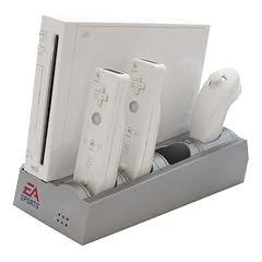 Nintendo Wii - Docking Station [silver] incl. 2 Battery Packs [white] - Ladestaton (EA Sports Edition)