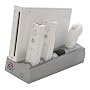 Nintendo Wii - Docking Station [silver] incl. 2 Battery Packs [white] - Ladestaton (EA Sports Edition)