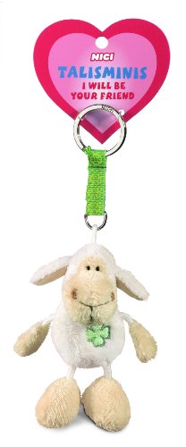 Nici 33689 - Jolly M&auml;h Beanbag Schl&uuml;sselanh&auml;nger Talismin 7 cm, wei&szlig; Preisvergleich